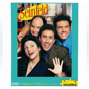 Aquarius Puzzles Seinfeld Cast 500 Piece Jigsaw Puzzle NEW in box sealed